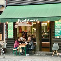 The venue  at Falafelwerk (Mawal) in Berlin