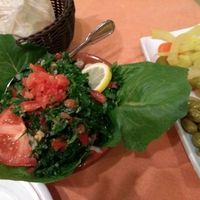 real tabouleh at Libanon Restaurant in Dusseldorf