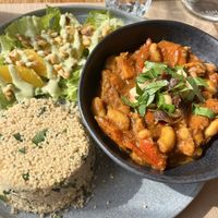 Plate of the Day- Morroccan style   at Beco do Sol Cafè Restaurant in Barao De Sao Joao