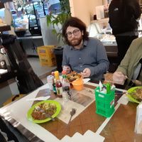 Rames vegetarian at Warung Pojok Sari in Haarlem