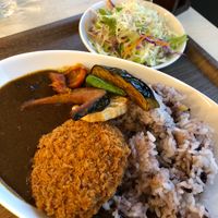 Curry set - 900¥
 at International Cafe - Tokyo International University Ikebukuro in Tokyo