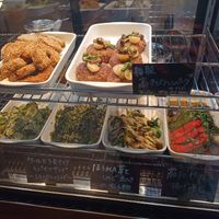 The ones below are side dishes whereas above are so called main menu at Makirobi in Tokyo