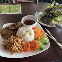 Very delicious Broke Rice. Vegan selectionn  at Thanh Luong Vegetarian in Minnetonka