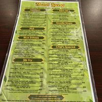 Variety of dishes to choose fromm  at Thanh Luong Vegetarian in Minnetonka