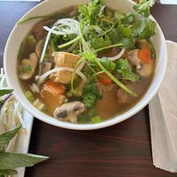 Beef pho  at Thanh Luong Vegetarian in Minnetonka