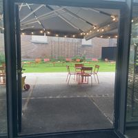 Large terrace  at Museumcafé Centraal in Utrecht