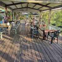 The dining deck. at Shi Fang Yuan Cafe in Tainan