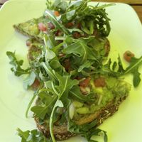 Vegan avocado toast - very good  at The Refectory Cafe in Durham