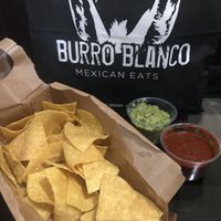 Chips, guac and salsa   at Burro Blanco - Corniche in Abu Dhabi