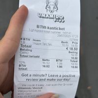 bill  at Umamido - Vooruit in Ghent