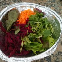 Salad at Semente de Girassol in Curitiba