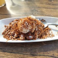 Vegan Biscoff Belgian Waffle at 3 Hammers Bar & Bistro Ltd in Wolverhampton