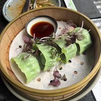 Mushroom dumplings  at Rice Queen in Fitzroy