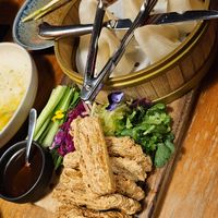 Crispy inari pancakes at Rice Queen in Fitzroy