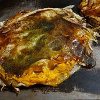 Yummy ! at Surugamachi's Okonomiyakiya in Nara