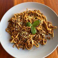 The best vegan Bolognese! at Hungry Veggies in Moalboal
