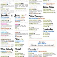 Breakfast menu  at Fresh First - Maybe closed in Fort Lauderdale