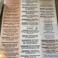Breakfast/Brunch Menu  at Fresh First - Maybe closed in Fort Lauderdale