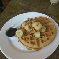 Vegan waffle with bananas and walnuts at Fresh First - Maybe closed in Fort Lauderdale
