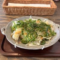 “The cheese” minus all animal products  at Bon's Home in Utoro