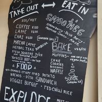 Menu at Beach Muffin in Zushi