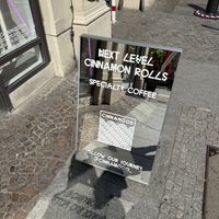 sign  at Cinnamood in Leipzig