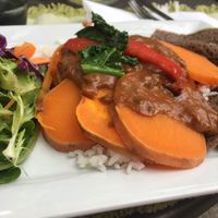 Sweet yams dish at Raska in Fort Collins