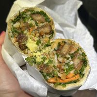 Chipotle wrap   at Just Salad in Boston