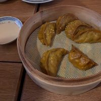 Vegan gyoza  at Teplá Kačka in Prague