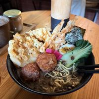 Pumpkin ramen   at Teplá Kačka in Prague