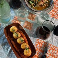 Fideos Thai y Gnocchi Frito at Muchachito Vicente in Mendoza