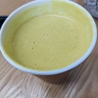 Turmeric latte at Nectar - Saadiyat in Abu Dhabi