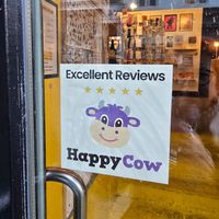 Gave a window sticker and was immediately put up! at L'Abeille Blanche in Brussels