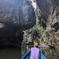 The canon at Seacacar Jungle Hotel & Nature Preserve in El Estor