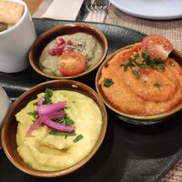 Hummus at El Jardinet Secret in Mataro