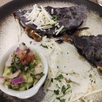 Quesadilla con queso vegano at El Jardinet Secret in Mataro