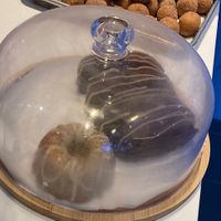 A ginger slice and a lemon Bundt cake, these are the two vegan pastries?  at Cardigan Donuts - City Center in Minneapolis