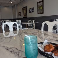 Clean, simple, nice atmosphere  at Legacy Village West African Cuisine in Muncie