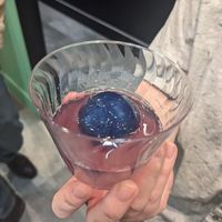 Magic cocktail with ice cube infusion at Omari's Music Bar in Washington