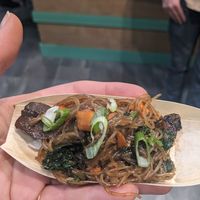 Jerky glass noodles at Omari's Music Bar in Washington