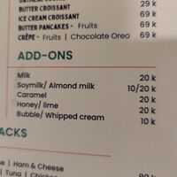 Vegan Milks at Drip 1920s in Vientiane