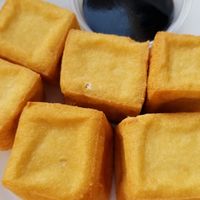 Fried bean curd at The Original Buddha Bodai - Kosher Vegetarian Restaurant in New York City