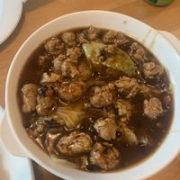 Ríps black beans sauce  at The Original Buddha Bodai - Kosher Vegetarian Restaurant in New York City