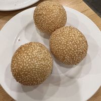 Sesame balls  at The Original Buddha Bodai - Kosher Vegetarian Restaurant in New York City