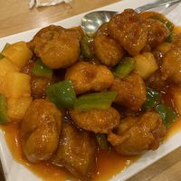 Sweet & sour chicken  at The Original Buddha Bodai - Kosher Vegetarian Restaurant in New York City