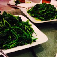 Watercress to feed an entire table at The Original Buddha Bodai - Kosher Vegetarian Restaurant in New York City
