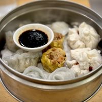 Dim Sum Sampler  at The Original Buddha Bodai - Kosher Vegetarian Restaurant in New York City