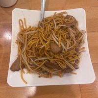 beef lo mein  at The Original Buddha Bodai - Kosher Vegetarian Restaurant in New York City