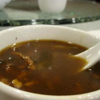 Hot and sour soup at The Original Buddha Bodai - Kosher Vegetarian Restaurant in New York City