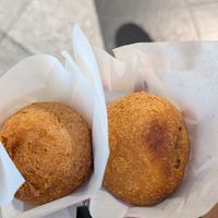 Potato balls at CTS - Asombroso - アソンブロッソ！新千歳空港店 in Hokkaido